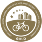 Logo fahrradfreundlicher Arbeitgeber Gold