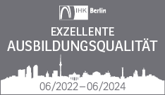 IHK-Siegel für exzellente Ausbildungsqualität 06/2022 - 06/2024